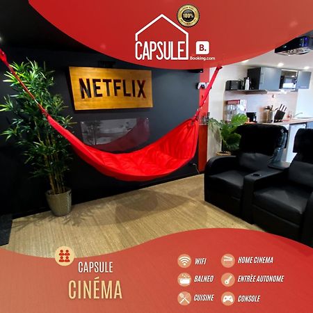 Capsule Cinema - Balneo Home Cinema Playstation 5 瓦朗西纳 外观 照片