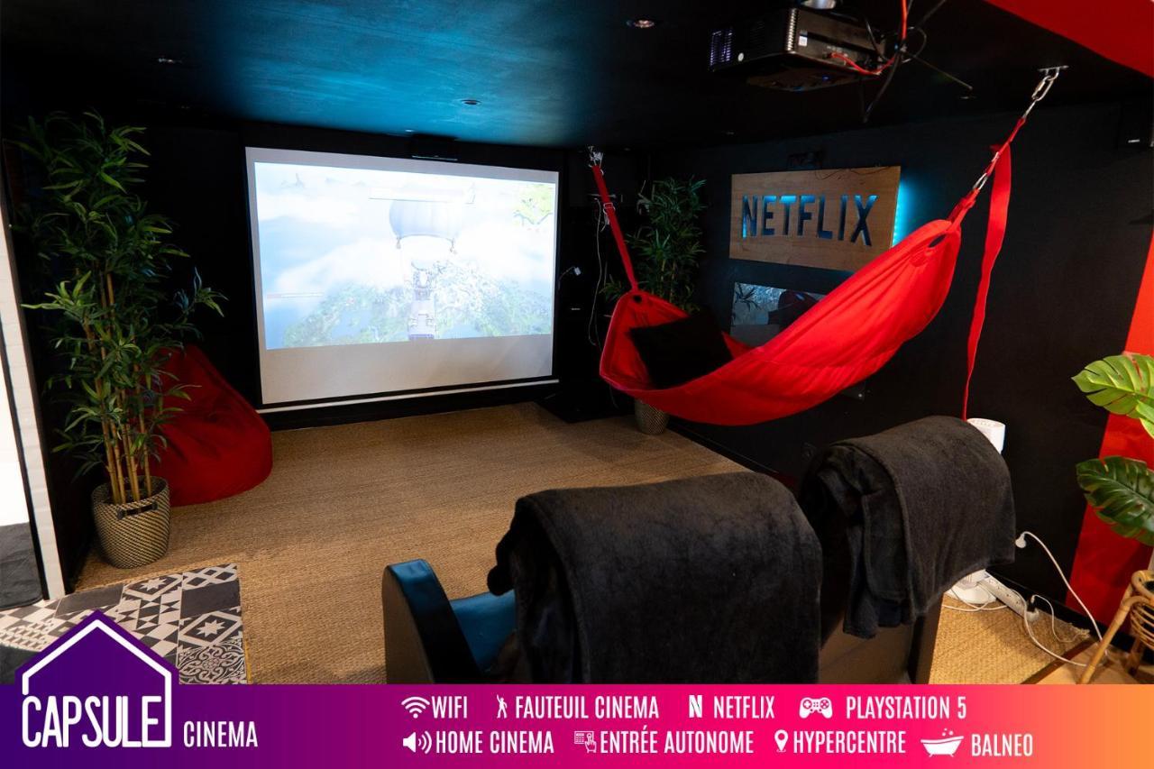 Capsule Cinema - Balneo Home Cinema Playstation 5 瓦朗西纳 外观 照片