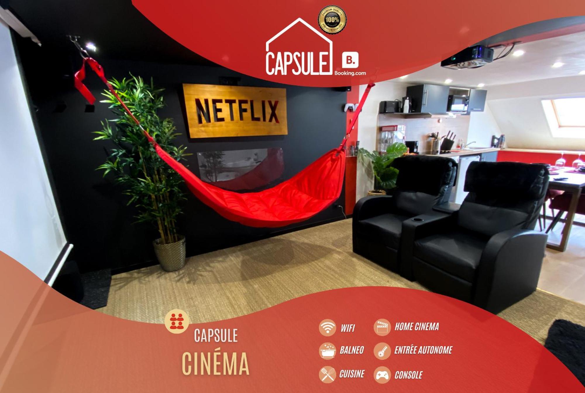 Capsule Cinema - Balneo Home Cinema Playstation 5 瓦朗西纳 外观 照片